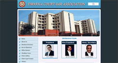 Desktop Screenshot of dwarkacourtbarassociation.com