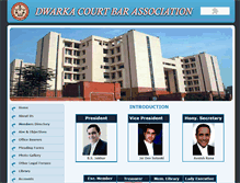 Tablet Screenshot of dwarkacourtbarassociation.com